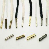 8pcs Shoe Lace Tip DIY Shoelaces Repair Replacement Head Metal Lock Clips Buckle for Shoestrings Bullet Aglets Shoes Accessories