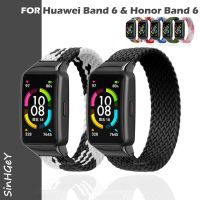 SinHGeY for Huawei Band 7 / 6 Strap Honor Band 6 Strap Nylon Woven Replacement Wristband Straps