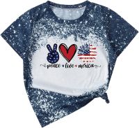 Kid Toddler Shirts 4th of July 3D Graphic Printed Tees Boys Girls Novelty Fashion Short Sleeve T Shirts Unisex Casual Tops Features: Big Sister Long Sleeve Shirt Toddler (Blue, 4-5 Years)