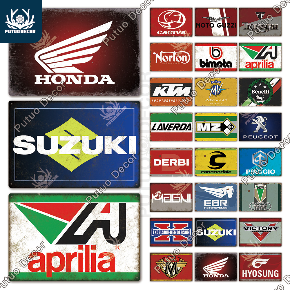 For Suzuki License Plate tin metal sign wall art and Wall Plaques 
