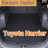 [คลังสินค้าพร้อม] สำหรับ Toyota Harrier Trunk Mats Antiskid Car Cargo Mats PU Leather