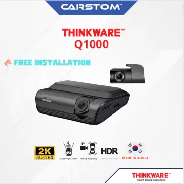 Thinkware Q1000 2K QHD Front Dash Cam with Rear View Camera