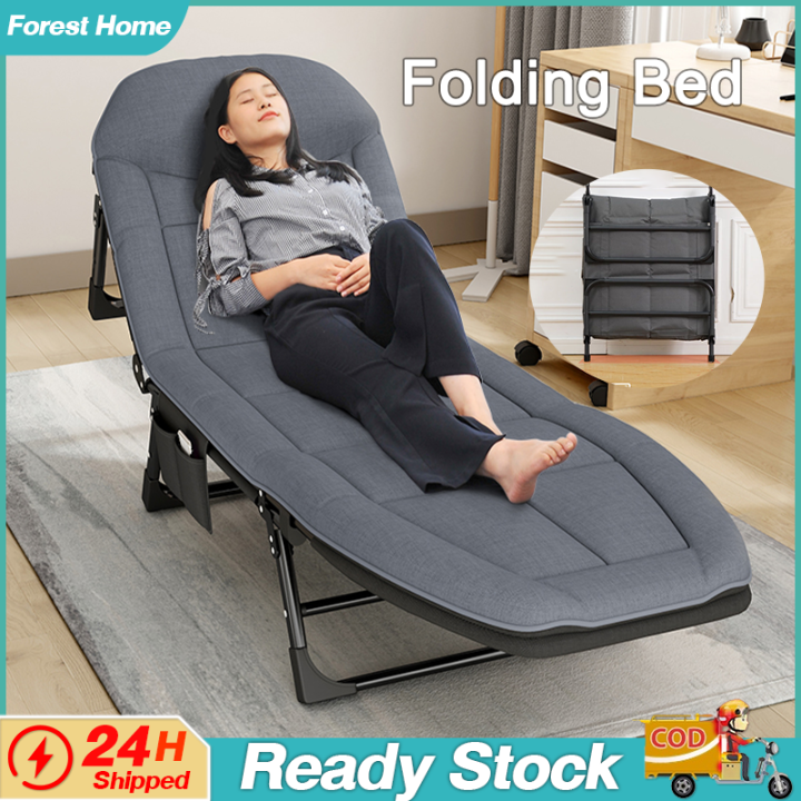 Foldable Bed 2 in1 Premium Foldable Lazy Chair Katil Sleeping
