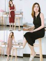 My top midi dress แต่งซิป งานน่ารัก  D 132  T-SHIRTNISTA