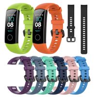 lumude For honor band 4 strap silicone Colorful Sports Bracelet Strap with buckle Wrist Strap for amoled huawei honor band 4 correa