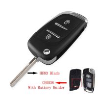 【100%-original】 islwpi KEYYOU 2ปุ่มแก้ไข Filp กุญแจรถ Key Case สำหรับ Citroen C2 C4 C5 C6 C8อัตโนมัติเปลี่ยน CE0523/CE0536