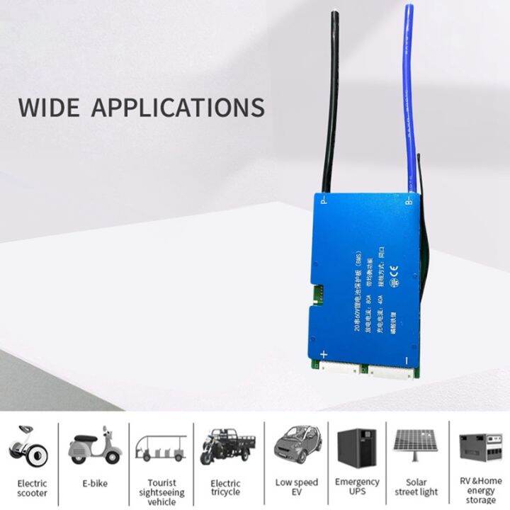 bms-20s-80a-lifepo4-lithium-battery-management-pcb-protection-board-with-balanced-leads-for-18650-lifepo4