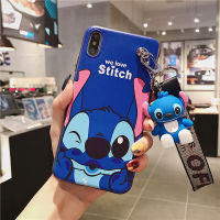 "เคสไอโฟน cartoon case stitch TPU cover stand soft  strap rope phone case เคส iphone 11 เคส iphoneiPhone 11pro max 12pro 12pro max 13pro 13pro max Xr  iphone  7p/8p "