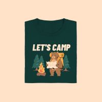 เสื้อเลือกตั้ง Lets Camp เสื้อยืด T-shirt Unisex Cotton100% S-5XL