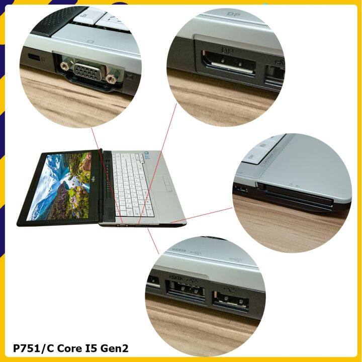 โน๊ตบุ๊คมือสอง-notebook-fujitsu-s751-c-core-i5-2520m-ram4gb-ทำงานออฟฟิต-ดูหนัง-ฟังเพลง-เล่นโซเชียลต่างๆ