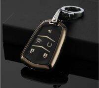 Car Genuine Leather Key Case Holder Shell For Cadillac ESV Escalade CTS XTS SRX ATS 2015 2016 2017 2018 CT5 XT5 XT6 Accessories