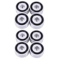 4Pcs 40X20mm Aluminum HiFi AMP Speaker Isolation Stand Turntable DAC Feet Pad