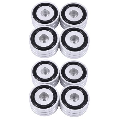 4Pcs 40X20mm Aluminum HiFi AMP Speaker Isolation Stand Turntable DAC Feet Pad