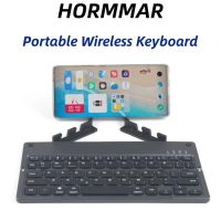 Portable Bluetooth Keyboard Wireless foldable folding Keyboards Integrated with Touchpad for IOS Android Windows pad Tablet