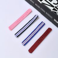 ☏✺△ Fabric Canvas Watch Band Different Colors And Design Strap Stainless Steel Buckle