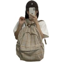 ? The shopkeeper bag ins Korean Fried chicken love gentle girl bag cloth case grain restoring ancient ways is popular backpack