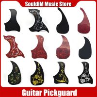 Waterdrop Bird Style Guitar Pickguard Pick Guard Anti-scratch Plate for 40 41 Acoustic Guitar Black