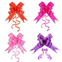 ☜✘ 10Pcs Pull Flower Ribbon Bow Gift Wrapping for Parties Birthday Wedding Christmas Gift Decoration Gift Basket Valentine 39;s Day