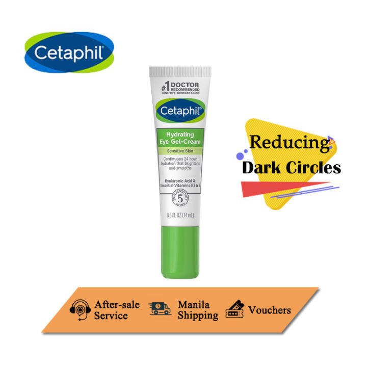 Cetaphil Hydrating Eye Gel Cream With Hyaluronic Acid suitable for