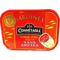 (แพ็ค 2) Connetable Sardines Ex น้ำมันมะกอกบริสุทธิ์ 115 กรัม