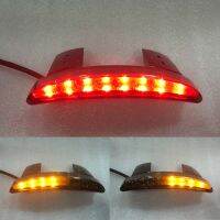 คอส❇บังโคลนรถเปลี่ยนสัญญาณกระพริบไฟท้าย LED แบบรวมสำหรับ Harley Iron XL 883 1200 XL1200V เจ็ดสิบสอง