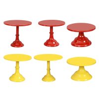 Metal Iron Cake Stand Round Pedestal Dessert Holder Cupcake Display Rack Bakeware for Birthday Wedding Party