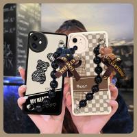 Nordic wind Cartoon Phone Case For iphone 12 Skin feel silicone Skin-friendly feel Solid color Anti-fall Simplicity