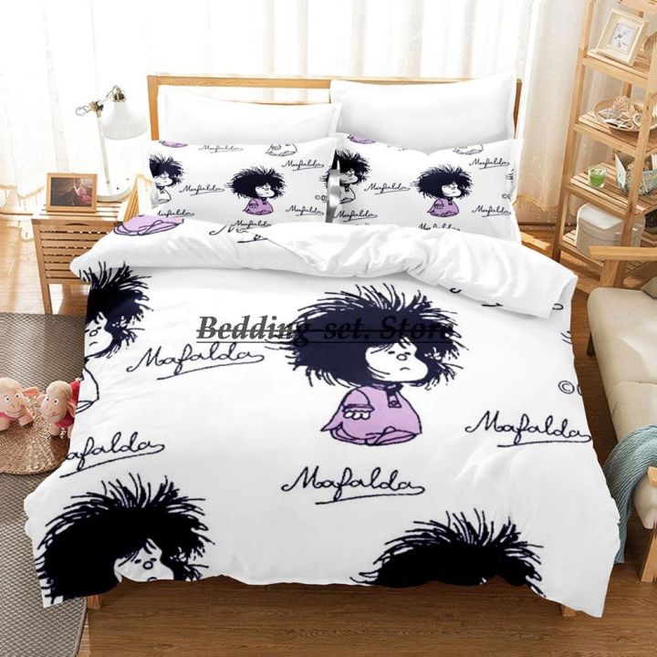 2023-mafalda-bedding-set-single-twin-full-queen-king-size-bed-set-aldult-kid-bedroom-duvetcover-sets-3d-anime-bed-sheet-set