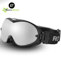 ROCKBROS Anti-Fog Ski Double Layers Skiing Glasses UV400 Snowboard Goggles PC Lens gafas de ski