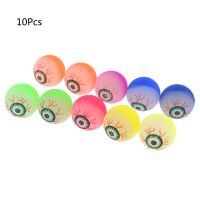 【Micheer】10pcs Eye Ball Glowing Doll Bouncy Eyeball Horror Scary Halloween Cosplay Prop Party Haunted Decoration