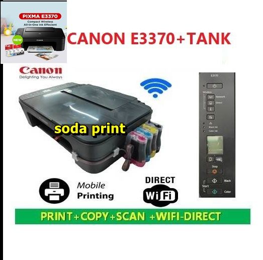 canon-pixma-e3370-wifi-tank-new-เครื่องใหม่พร้อมติดแท้งค์