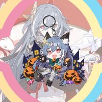 ☎◙ Honkai Impact Fu Hua พวงกุญแจ (Tenti) Halloween - HI3 - พวงกุญแจ - ของที่ระลึก - อะนิเมะ - Ganci Anime - Anime