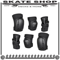 [ส่งจากไทย] อุปกรณ์เซฟตี้ สเก็ตบอร์ด อุปกรณ์ป้องกัน ไซส์สำหรับเด็ก 6Pcs/Set Skating Skateboard Roller Blading Elbow Knee Wrist Safety Protective Gear Sport Pad Guard เซิร์ฟสเก็ต