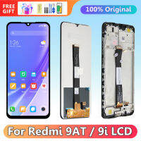 6.53 จอแสดงผลสำหรับ Xiaomi R Edmi 9AT M2006C3LVG จอแสดงผล Lcd หน้าจอสัมผัสดิจิตอลที่มีกรอบสำหรับ R Edmi 9i M2006C3LII เปลี่ยน