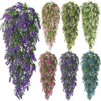 hotx【DT】 Artificial Hanging Flowers Fake Vine Garland for Outdoor Wedding Garden Yard Wall Baskets