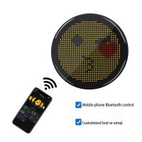 Car LED Display Pixel Art Display Advertise Moving Scrolling Full Color 32X32LED Car Sign Expression Screen Panel APP Control