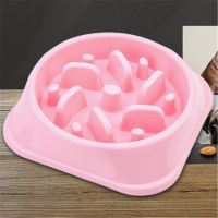 Nontoxic Fun Slow Feeder Dog Bowl Food Nonslip Pet Eat Slow Feeding Bowl Maze Interactive For Large Medium Small Dogs Dishes