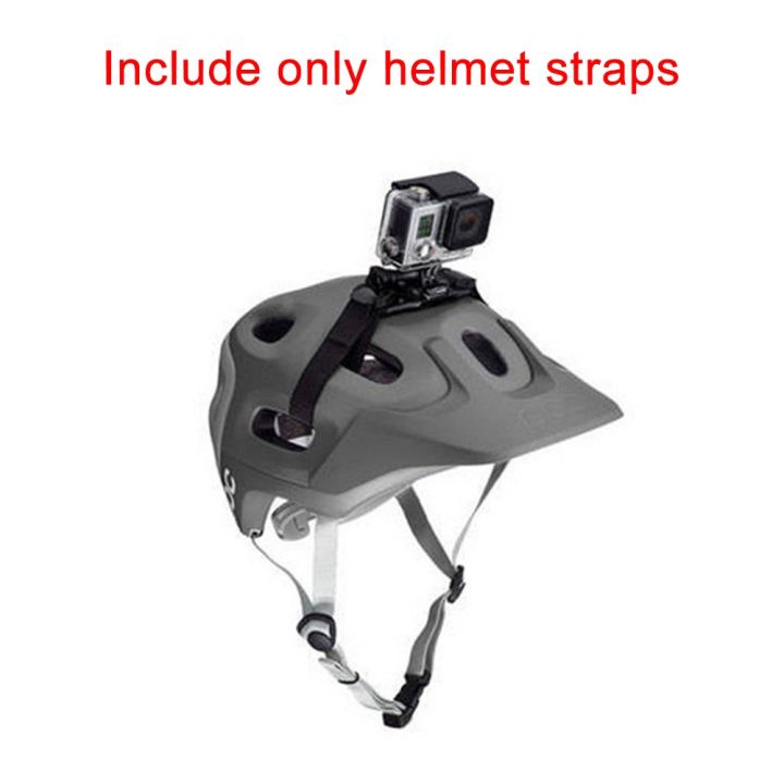 video-black-adapter-mount-accessories-helmet-strap-holder-sports-camera-action-adjustable-belt-bicycle-durable-vented