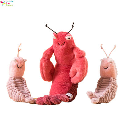 LT【Fast Delivery】Cute Sheldon Shrimp Crab Crayfish Plush Doll Toys Soft Stuffease Animal Appease Doll For Baby Birthday Present ซื้อทันทีเพิ่มลงในรถเข็น1【cod】