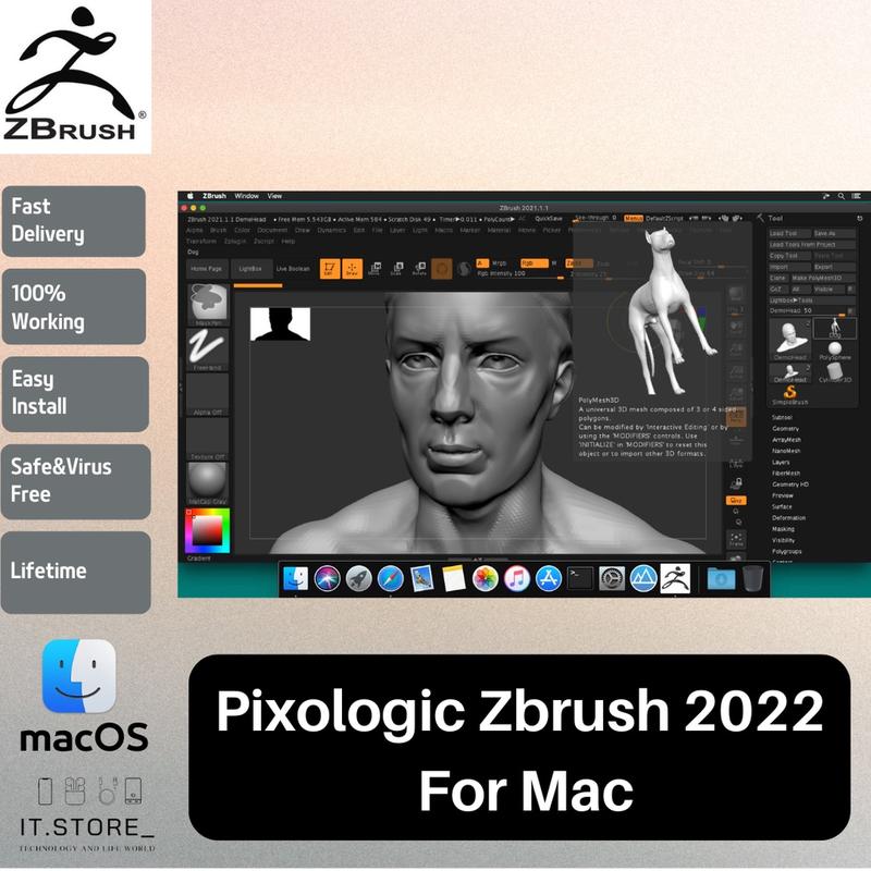 instal the new version for mac Pixologic ZBrush 2023.2.2