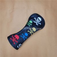 Skull Embroidery Golf Club Driver Fairway Woods Hybrid Ut Headcover Golf 135 Headcover Sports Golf Head Cover