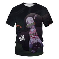 Anime Demon Slayer Kimetsu No Yaiba Tee Tshirts Cosplay Summer Short Sleeve Kids Clothes Cartoon Blade of Ghost Graphic T Shirt
