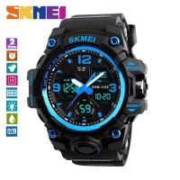 [ของแท้ 100%] SKMEI นาฬิกาข้อมือผู้ชายดิจิตอล พร้อมกล่องใบครบเซ็ต Mens LED Digital รุ่น SK1155B