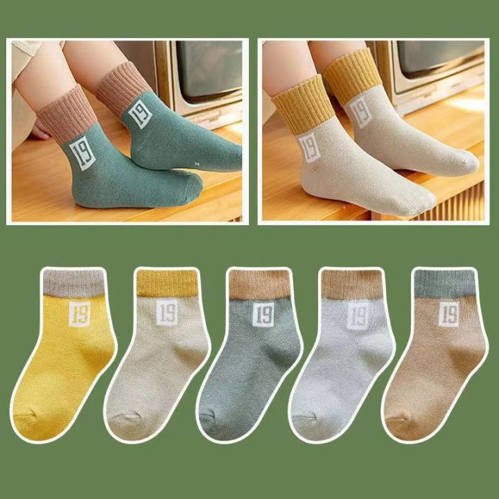 5 pairs of children's socks for comfort and breathability | Lazada PH