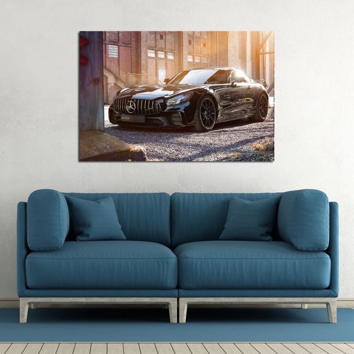 amg-gt-r-supercar-wallcanvas-wall-art-ผ้าใบพิมพ์สำหรับห้องนอนตกแต่งบ้าน