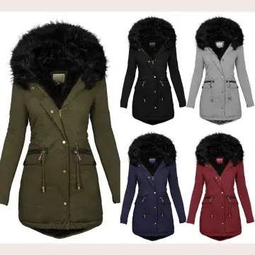 Women's Winter Coat Ladies Long Jacket Coat Warm Coats Plus Size S
