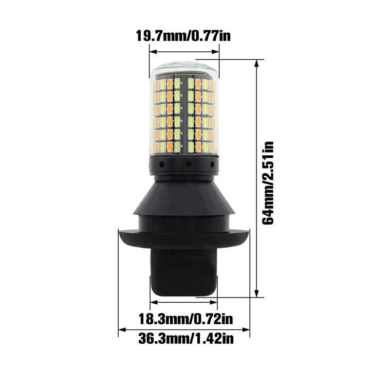 1-pair-t20-7440-1156-ba15s-bau15s-led-bulb-168smd-canbus-error-free-p21w-white-amber-lamp-py21w-w21w-car-drl-turn-signal-lights