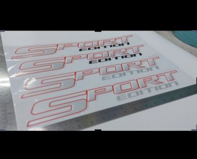 สติ๊กเกอร์แบบดั้งเดิม คำว่า SPORT EDITION สำหรับรถ Mazda BT-50 Pro BT 50 Pro BT50 Pro มาสด้า บีที50 sticker ติดรถ แต่งรถ