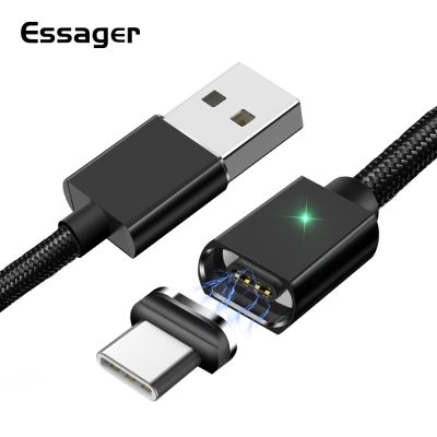 ไมโคร USB แม่เหล็กสายเคเบิลสำหรับ Xiaomi Mi ที่ชาร์จเร็ว,สายรับส่งข้อมูลสายแม่เหล็กชาร์จโทรศัพท์ Type C 2M