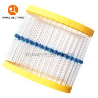 100pcs 1/8W 1 Metal Film Resistor 0.125W 1R-4.7M 10R 22R 47R 100R 220R 470R 680R 1K 3.3K 4.7K 10K 22K 47K 220K 680K 1M ohms